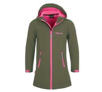 Trollkids Girls Lillesand Coat 176, Dusky Olive/Light Magenta