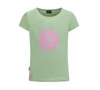 Trollkids - Girls Logo T - T-Shirt, Gr. 164, grün (PistachioGreen/WildRose)