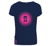 Trollkids - Girls Logo T - T-Shirt, Gr. 98, blau (Navy/Magenta)
