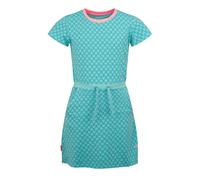 Trollkids - Girl's Noresund Dress - Kleid, Gr. 98, türkis (AquaHaze/HarborBlue/PeonyRose)