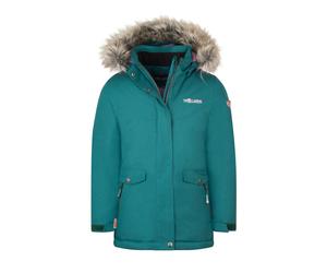 Trollkids - Girl's Oslo Coat XT - Mantel, Gr. 164, türkis (MidnightPetrol/LightViolet)