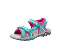 Trollkids Girls Preikestolen Sandal 28, smaragd
