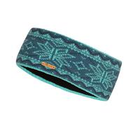 Trollkids - Girl's Rauland Headband - Stirnband, Gr. S 48-52 cm - 2-5 Years, türkis (DarkMarine/MysticBlue/ArcticBlue)