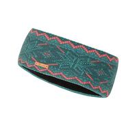 Trollkids - Girl's Rauland Headband - Stirnband, Gr. 52 cm-56 cm 52-56 cm - 6-12 Years, türkis (MidnightPetrol/DustyTeal/CoralPink)