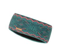 Trollkids - Girl's Rauland Headband - Stirnband, Gr. S 48-52 cm - 2-5 Years, türkis (MidnightPetrol/DustyTeal/CoralPink)