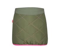 Trollkids Girls Rondane Winter Skirt 128, Dusky Olive/Light Magenta