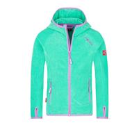 Trollkids - Girls Sandefjord Jacket - Fleecejacke, Gr. 128, türkis (Aquamarine/VioletSorbet)
