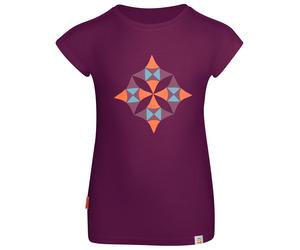 Trollkids - Girl's Sandefjord T - Merinoshirt, Gr. 98, lila (Mulberry)