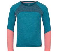 Trollkids - Girl's Seiland Longsleeve - Funktionsshirt, Gr. 140, türkis (HarborBlue)