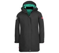 Trollkids - Girl's Senja 3in1 Coat - Mantel, Gr. 116, schwarz (Anthracite/DarkMint)