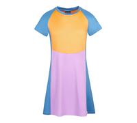 Trollkids - Girl's Senja Dress - Kleid, Gr. 134, bunt (VioletSorbet/Cornflower/CoralHaze)