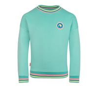 Trollkids - Girl's Senja Sweatshirt - Pullover, Gr. 140, türkis (AquaHaze)