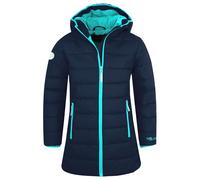 Trollkids - Girl's Stavanger Coat - Mantel, Gr. 140, blau (Navy/Mint)