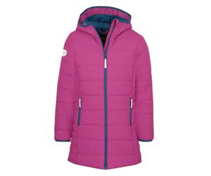 Trollkids - Girl's Stavanger Coat - Mantel, Gr. 176, rosa (BrightBerry/MadeiraBlue)