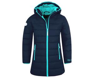 Trollkids - Girl's Stavanger Coat - Mantel, Gr. 92, blau (Navy/Mint)