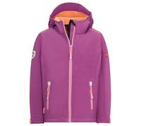 Trollkids - Girl's Trollfjord Jacket - Softshelljacke, Gr. 104, lila (MallowPink/Papaya)