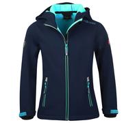 Trollkids - Girl's Trollfjord Jacket - Softshelljacke, Gr. 98, blau (Navy/Mint)
