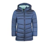 Trollkids - Girl's Trondheim Coat - Mantel, Gr. 98, blau (LotusBlue/Navy/FrostyMint)
