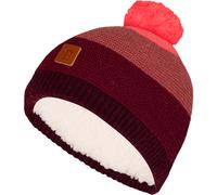 Trollkids Gryllefjord Bobble Kinder Mützen & Beanies deep ruby-frozen berry-pink Größe 52 Trekking Atmungsaktiv