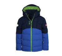 Trollkids Gryllefjord Jr - Trekkingjacke - Kinder 152 Dark Blue/Light Blue/Green