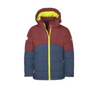 Trollkids - Kid's Gryllefjord Jacket - Winterjacke, Gr. 128, blau (CarminRed/MysticBlue/GlowGreen)