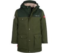 Trollkids Gudvangen Parka Kinder Winterjacke oliv Größe 122 Lifestyle Winddicht Wasserabweisend