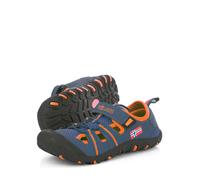 Trollkids Halbsandalen "Sandefjord" in Dunkelblau - Größe 35 | Kindersandalen