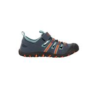 Trollkids - Kid's Sandefjord Sandal XT - Sandalen, Gr. 35, blau (DarkNavy/DuskyTurquoise/GlowOrange)