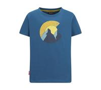 Trollkids Kinder T-Shirt Halsafjord T Atlantic Blue Größe 140