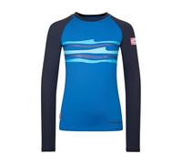 Trollkids - Kid's Haukland Shirt - Lycra, Gr. 140, blau (Navy/GlowBlue)