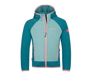Trollkids Hybrid-Fleecejacke "Seiland" in Hellblau - Größe 110 | Kids Fleecejacken Fleecepullover