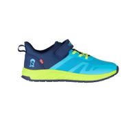 Trollkids - Kid's Alesund Sneaker - Freizeitschuhe, Gr. 35, blau/ spring leaf (PoolBlue/DarkIndigo/SpringLeaf)