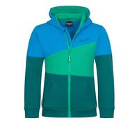 Trollkids - Kid's Alesund Sweater - Hoodie, Gr. 116, türkis (JungleGreen/DynamicBlue)