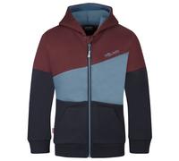 Trollkids - Kid's Alesund Sweater - Hoodie, Gr. 116, blau (Chestnut/SteelBlue/Black)
