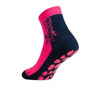 Trollkids gemütliche rutschfeste Kinder Antirutsch-Socken für Zuhause ANTI SLIP SOCKS, Marine/Magenta, Größe 35-38