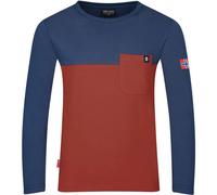 TROLLKIDS Kids Bergen Longsleeve (446) 110 red clay/mystic blue