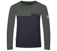 Trollkids - Kid's Bergen Longsleeve - Longsleeve, Gr. 116, grau (Black/Ivy)
