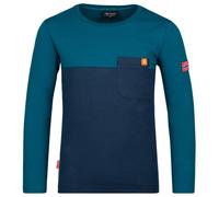 Trollkids - Kid's Bergen Longsleeve - Longsleeve, Gr. 98, blau (NightSky/DeepLagoon)