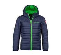 Trollkids Kids Eikefjord Jacket navy/bright green - Größe 164 Kinder
