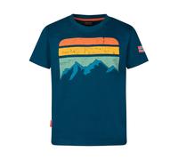 Trollkids - Kid's Falketind T - T-Shirt, Gr. 110, blau (MadeiraBlue)