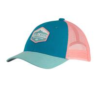 Trollkids - Kid's Femund Cap - Cap, Gr. 48 cm-52 cm 48-52 cm, türkis (HarborBlue/AquaHaze/PeonyRose)