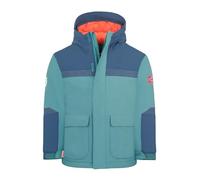 Winterjacke TROLLKIDS "KIDS FINNMARK JACKET XT", Kinder, Gr. 128, orange (stormy blau, mystic blau, flame orange), Obermaterial: 100% Polyamid. Futter: 100% Polyamid. Wattierung: 100% Polyester, Jacke