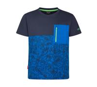 Trollkids - Kid's Flakstad T - T-Shirt, Gr. 110, blau (GlowBlue/Navy)