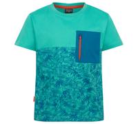 Trollkids - Kid's Flakstad T - T-Shirt, Gr. 128, türkis (BlueCoral)