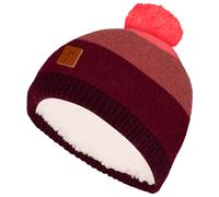 Trollkids - Kid's Gryllefjord Bobble Cap - Mütze, Gr. 48 cm-52 cm 48-52 cm - 2-5 Years, rot (DeepRuby/FrozenBerry/PinkSalmon)