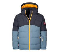 Trollkids Kids Gryllefjord Jacket 140, Black/Steel Blue