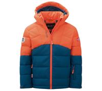 Trollkids - Kid's Gryllefjord Jacket - Winterjacke, Gr. 128, blau (DeepOrange/MadeiraBlue/DeepOrange)
