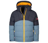 Trollkids Kids Gryllefjord Jacket 140, Black/Steel Blue