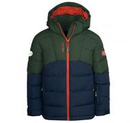 Trollkids - Kid's Gryllefjord Jacket - Winterjacke, Gr. 164, blau (ForestGreen/Navy/FlameOrange)