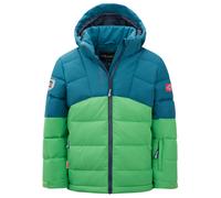 Trollkids - Kid's Gryllefjord Jacket - Winterjacke, Gr. 92, grün (DarkMarine/FreshGreen/MysticBlue)
